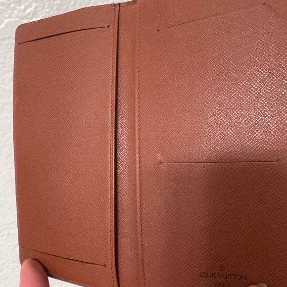 Auth LOUIS VUITTON  Monogram Agenda Poche Notebook Cover Brown - Picture 3 of 10